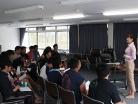 立正大学ラグビー部で新人セミナーを開催しました。