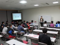 専修大学ラグビー部で新入部員セミナー
